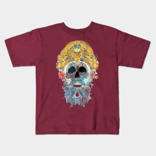 Royal  Regalia: A Bejeweled Skull with Attitude Kids T-Shirt